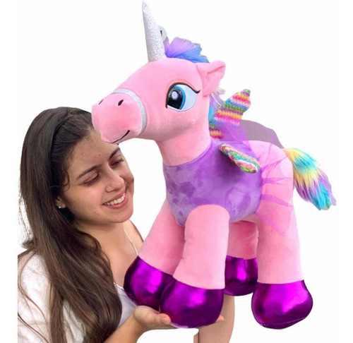 Unicornio Peluche 52cms Grande Perfumado Antialergico