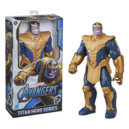 Figura De Acción Marvel Titan Hero Series Thanos +4