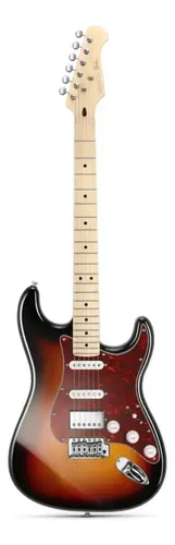 Kit Guitarra Elétrica Donner DST-152 Sunburst com Mini