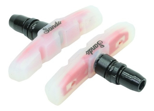 2 Zapatas Para Bici Freno V-brake San-do Gel