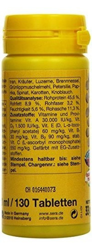 Alimento, Comida Para Pec Sera Viformo Futtertabletten Bzw.