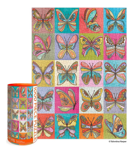 Azulejos De Mariposas | Rompecabezas De 1000 Piezas