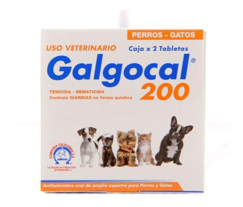 Galgocal® Antiparasitario Interno - Unidad a $6450