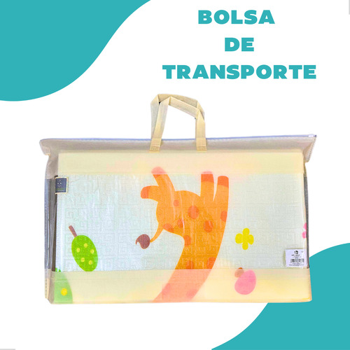 Tapete Tatame Infantil Emborrachado Dobrável Dupla Face Bebe Grande