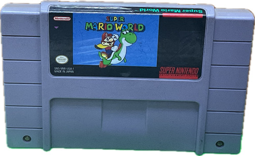 Super Mario World Snes Original Garantizado **play Again** (Reacondicionado)