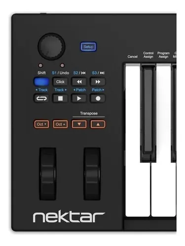 Nektar Controlador de teclado MIDI USB de 61 notas : Amazon