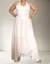 Comprar Vestido Largo Marfil Talle Grande Novia Casamiento Nupcial