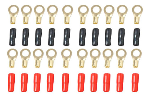 20x Terminales De Conector 8 Awg De Sonido Auto Prueba De