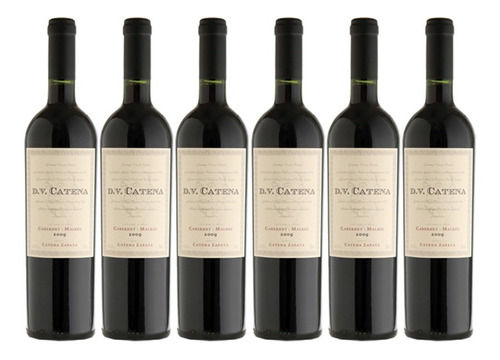 Vino Dv Catena Cabernet Malbec Caja X6 X750cc + Regalo