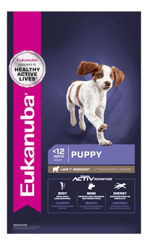 Eukanuba Cordero Puppy Para Perros Cachorros Medianos 15 Kg