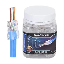 Comprar Extremos Crimpados Cat6 Rj45, Conectores Neorannk Pass Throu