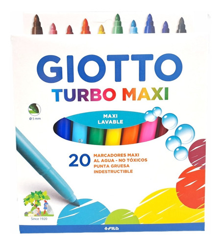 Marcadores Giotto Turbo Maxi 0.5mm X20