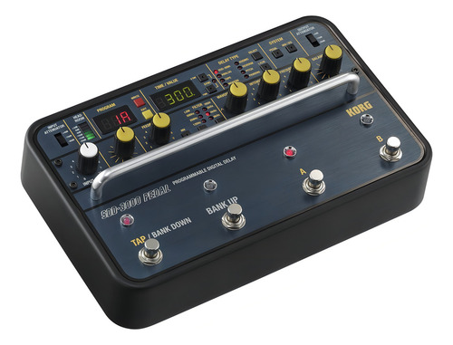 Pedal Korg Programmable Digital Delay Sdd-3000 Color Azul acero