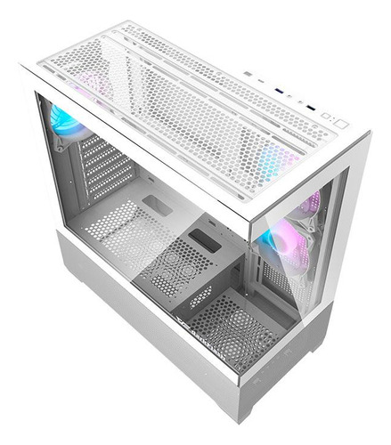 Gabinete Gamer Aigo Darkflash Ds900 Air Mt Lat De Vidro C/3f