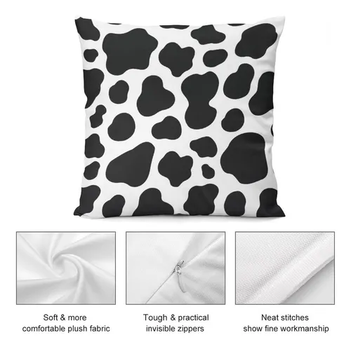 Estampado De Vaca Animal Blanco Blanco Spot Decorativo De De