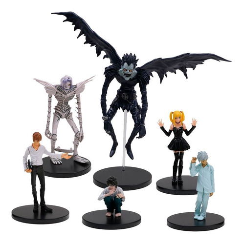 Imagen 1 de 5 de Set De 6 Figuras Death Note - Envio Gratis