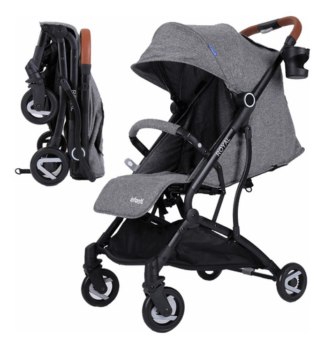 Coche De Paseo Bebé Infanti Royal Plegable Hasta 15kg El Rey