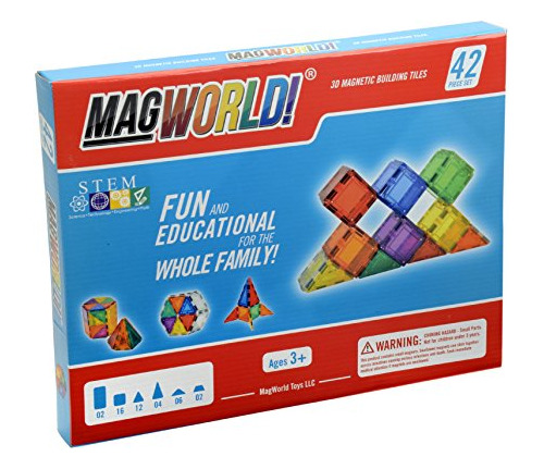 Magworld Juguete Magnetico Construccion Arco Iris Colors