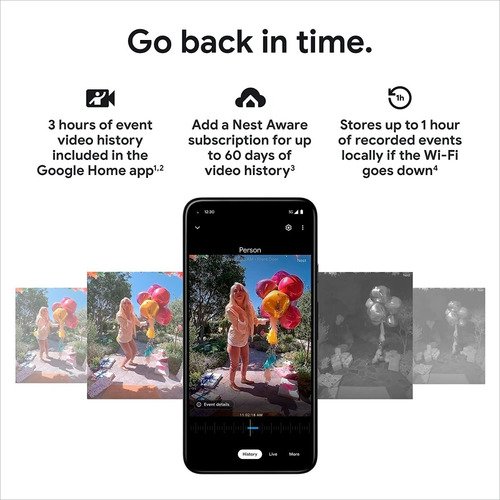 Timbre Google Negro 220V.
