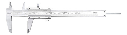 Pinza Profesional Nortools Vernier 6 Pulgadas Acero Inoxidab Color