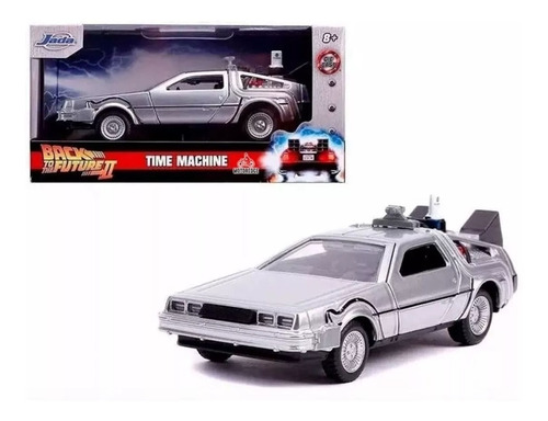 Time Machine De Lorean 1/32 Jada Volver Al Futuro