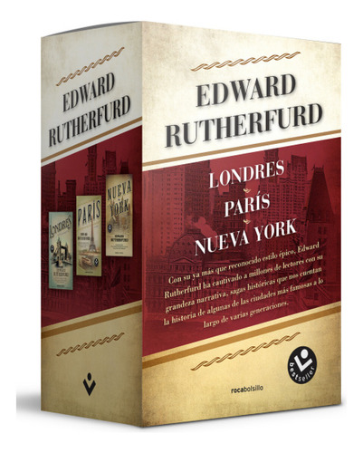Estuche Edward Rutherfurd (londres, París Y Nueva York)