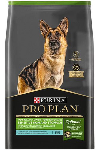 Pro Plan Perro Sensitive Skin And Stomach Pavo Med/gra 15kg