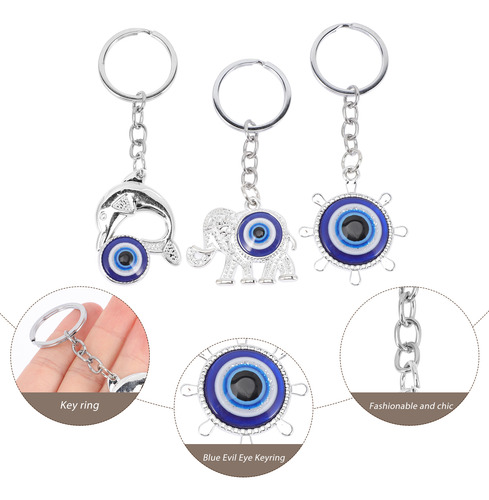 Llavero Con Forma De Ojo, Diseño De Ojos Azules, Diseño De D
