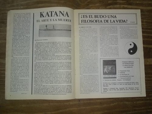Revista El Budoka. 6 Números. Precio X Unidad (Usado)