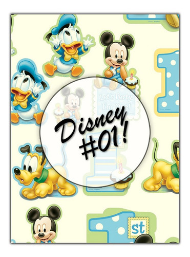 Disney #01! Lámina Decoupage Autoadhesiva Infantiles Baby 