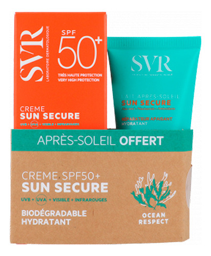  Kit Svr Creme Sun Secure Spf50 + Lait Apres Soleil