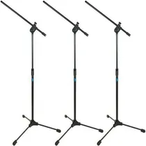 Comprar Ask Kit 3 Pedestal Girafa Para Microfone Ask Tps Promção Cor Preto