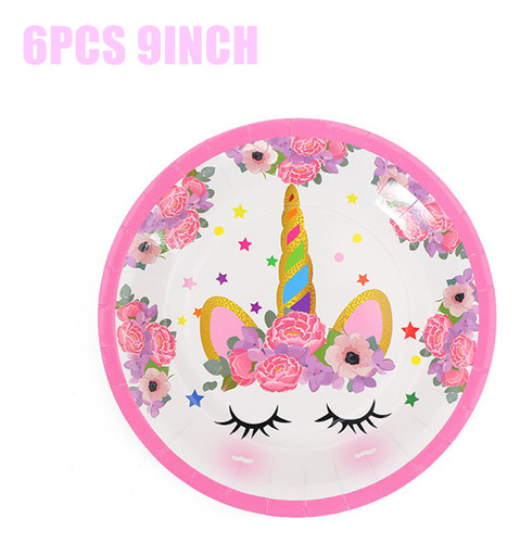 Servilleta Con Globos Para Vajilla Con Diseño De Unicornio,