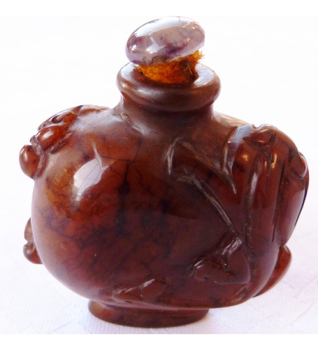 Monijor62- Coleccion Antigua Oriental Snuff Bottle Agatha