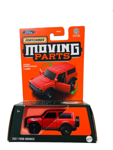 Ford Bronco 2021 - Matchbox Moving Parts Escala 1/64