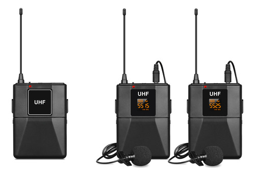 Sistema Micrófono Inalámbrico Uhf Con.transmisores De Micr