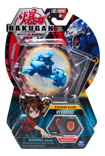 Bakugan Ultra, Hydorous, Boneco De Ação Colecionável De 3 Po