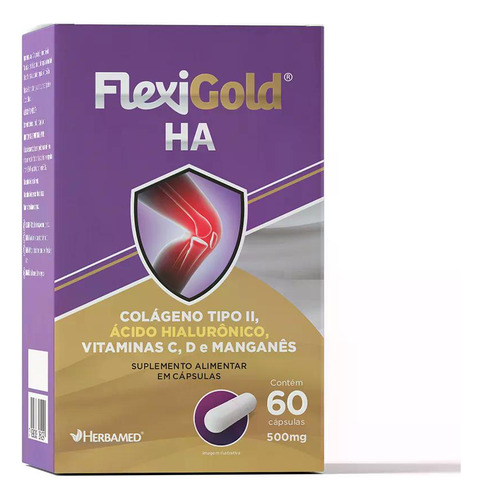 Kit Herbamed Flexigold Ha Com 5 Caixas De 60 Cápsulas Cada