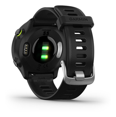 Reloj De Pulsera Inteligente Garmin Forerunner 55 Unisex Color de la correa Negro Color del bisel Negro Color del fondo Negro