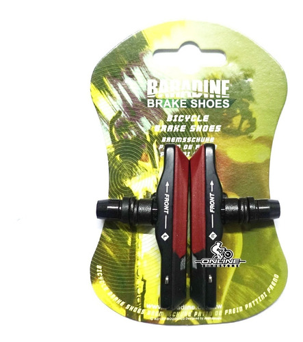 Patines Pastillas Freno V-brake Baradine Pro Doble Compuesto