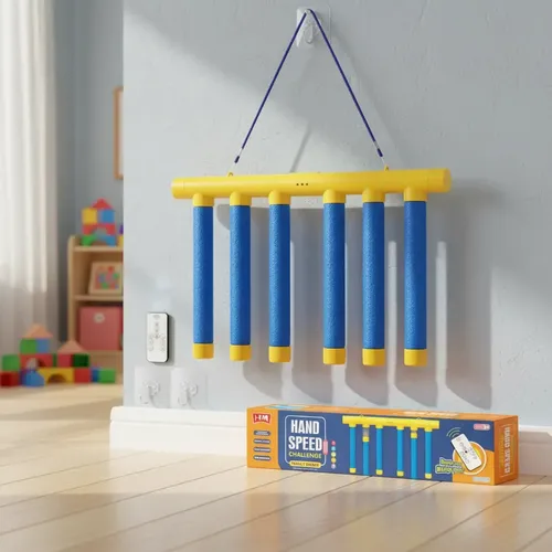Juego De Reflejos Con Palos Caedizos Y Mando – Entrena Coordinación Ojo-Mano Para Niños Y Adultos