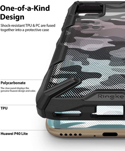 Imagen 8 de 9 de Funda Ringke Fusion X Huawei P40 Lite