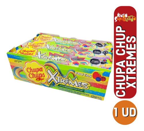 Chupa Chups Xtremes Caja 18und Caramelo