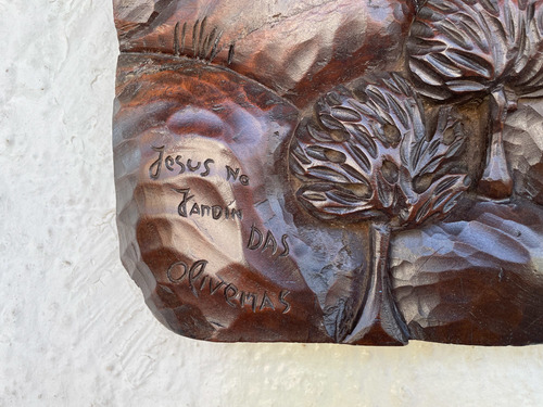 Imagem 5 de 8 de Arte Sacra Antiga Talha Madeira Jesus Assinada