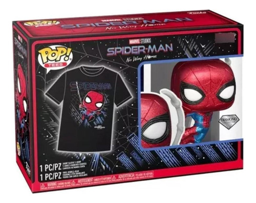 Funko Pop Spider-man 1160 Diamond + Camiseta G