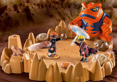 Playmobil Naruto Shippuden Naruto Vs Pain Mod 70667 - 48 Pza 48
