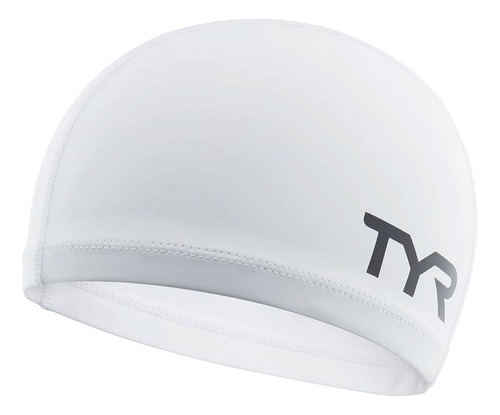 Gorro De Natación Tyr Silicone Comfort, Blanco, Talla Única