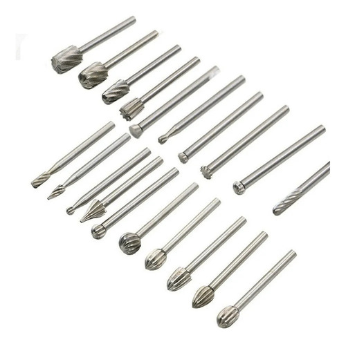 Kit De 20 Brocas De Carburo De Madera Para Dremel Mototool