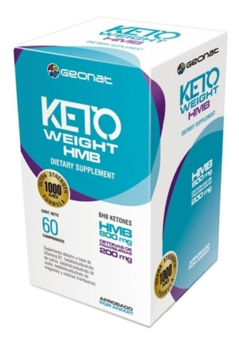 Keto Weight Hmb X 60 Comprimidos Cetonas 