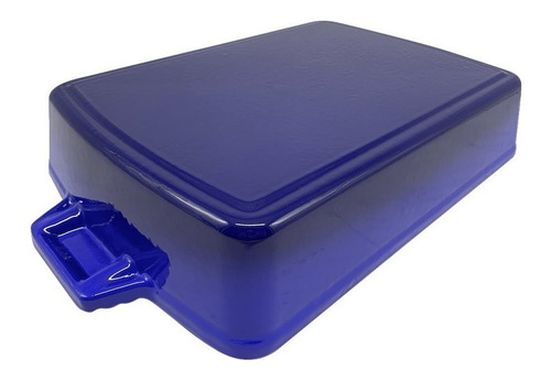 Imagen 2 de 10 de Asadera De Hierro Fundido Esmaltado 30cm, Vonne